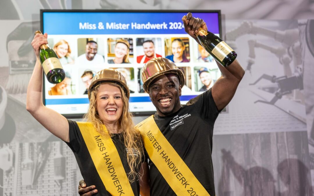 Lea Heuer und Ben Yeleza Ngaleba sind Miss und Mister Handwerk 2024