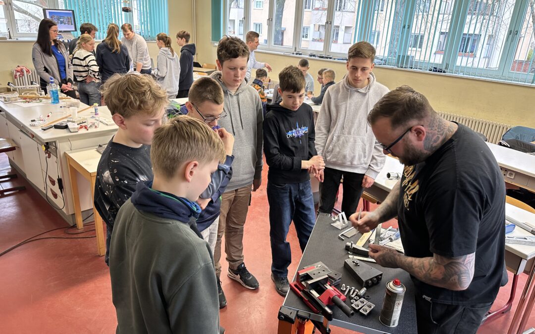 Werbung für das Handwerk – Berufsorientierung im Gauss-Gymnasium Frankfurt (Oder)