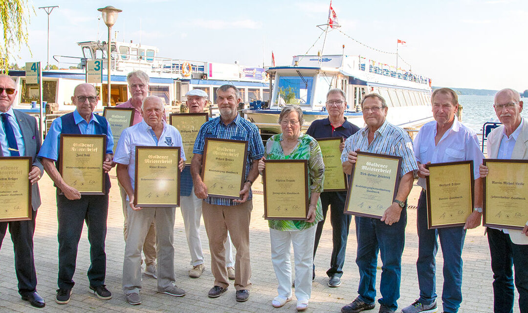 Ehrung für elf Goldmeister in Bad Saarow